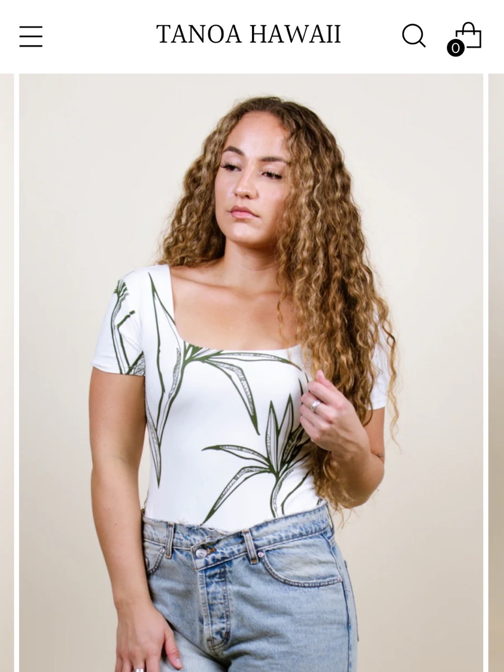 Tanoa VAIMOSO LADIES TOP / BODY SUIT TT201J